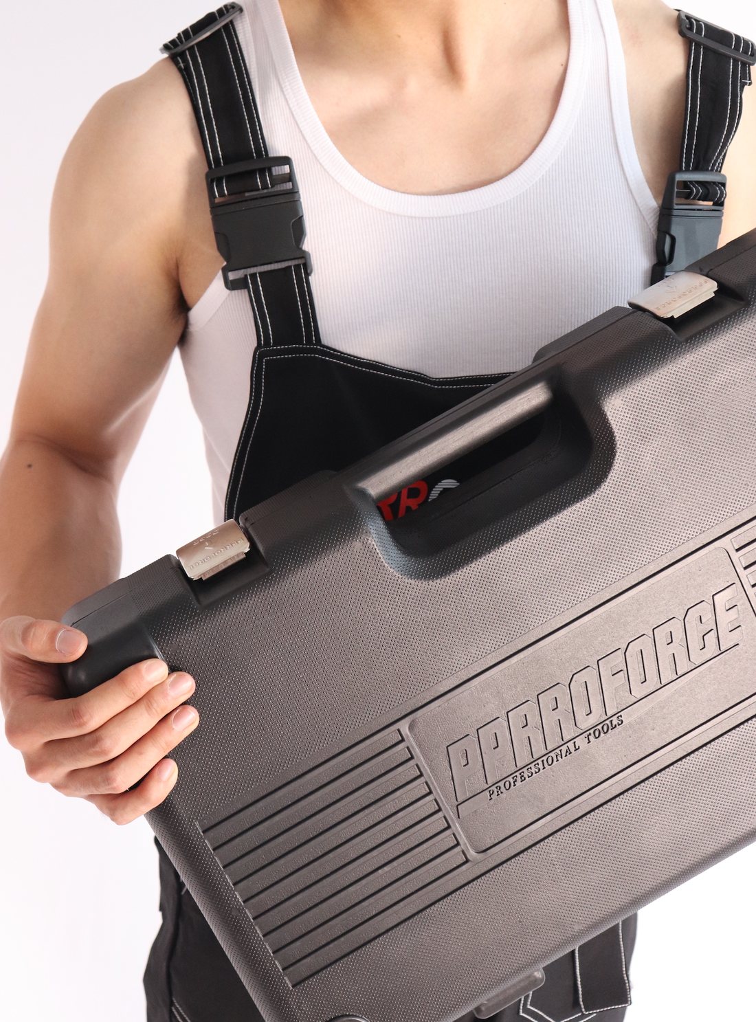 PPRROFORCE embossed tool case with ratchet and socket set
